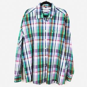 Barbour Plaid Long Sleeve Regular Fit Shirt Sz XL